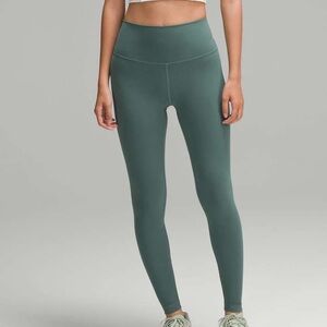 Lululemon Wunder Train High rise in Dark Forest